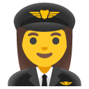 woman pilot on Google
