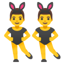 men with bunny ears on Google