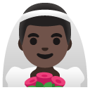 man with veil: dark skin tone on Google