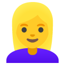 woman: blond hair on Google