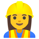 woman construction worker on Google