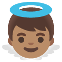 baby angel: medium skin tone on Google