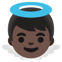 baby angel: dark skin tone on Google