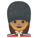 woman guard: medium skin tone on Google