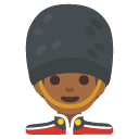 man guard: medium-dark skin tone on Google