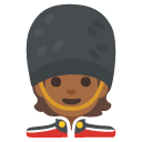 guard: medium-dark skin tone on Google