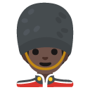 man guard: dark skin tone on Google