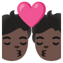 kiss: dark skin tone on Google