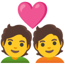 couple with heart on Google