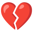 broken heart on Google