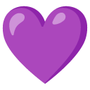purple heart on Google