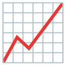 chart increasing on Google