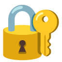 locked with key on Google
