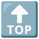 TOP arrow on Google
