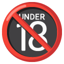 no one under eighteen on Google