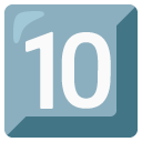 keycap: 10 on Google