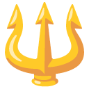 trident emblem on Google