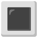 white square button on Google