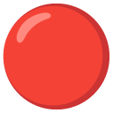 red circle on Google