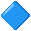 large blue diamond on Google