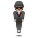 person in suit levitating: medium skin tone on Google