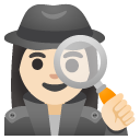 woman detective: light skin tone on Google