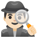 man detective: light skin tone on Google