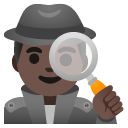 man detective: dark skin tone on Google