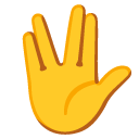 vulcan salute on Google