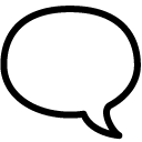 left speech bubble on Google