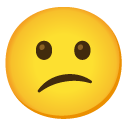 confused face on Google