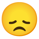 disappointed face on Google