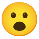 face with open mouth on Google