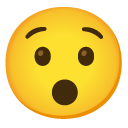 hushed face on Google