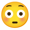 flushed face on Google
