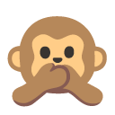 speak-no-evil monkey on Google