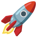 rocket on Google