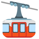 mountain cableway on Google