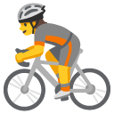 person biking on Google