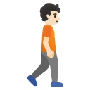 person walking facing right: light skin tone on Google