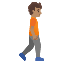 person walking facing right: medium skin tone on Google