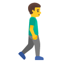 man walking facing right on Google