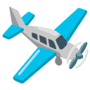 small airplane on Google