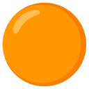orange circle on Google