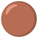 brown circle on Google