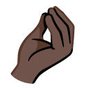 pinched fingers: dark skin tone on Google