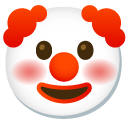 clown face on Google