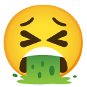face vomiting on Google