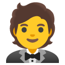 person in tuxedo on Google
