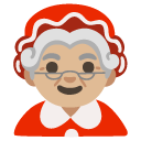 Mrs. Claus: medium-light skin tone on Google